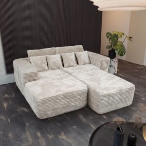 Canapea Bej Coltar Sezlong